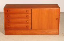 Load image into Gallery viewer, Danish Mid Century teak sideboard by Domino Mobler, circa 1970s
