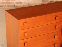 Load image into Gallery viewer, Danish Mid Century teak sideboard by Domino Mobler, circa 1970s

