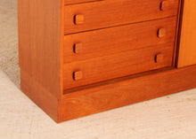 Load image into Gallery viewer, Danish Mid Century teak sideboard by Domino Mobler, circa 1970s
