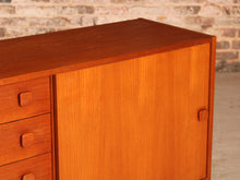 Load image into Gallery viewer, Danish Mid Century teak sideboard by Domino Mobler, circa 1970s

