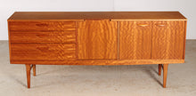 Load image into Gallery viewer, Mid Century Nathan satinwood sideboard, circa 1960s
