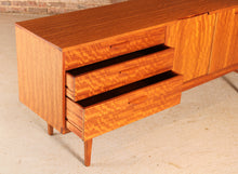 Load image into Gallery viewer, Mid Century Nathan satinwood sideboard, circa 1960s
