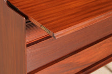 Load image into Gallery viewer, Mid Century solid afromosia bureau by Richard Hornby, circa 1960s
