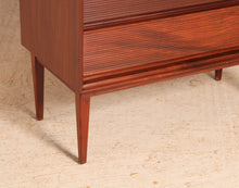 Load image into Gallery viewer, Mid Century solid afromosia bureau by Richard Hornby, circa 1960s
