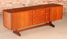 Load image into Gallery viewer, Mid Century teak sideboard with curved ends by Vanson, circa 1960s
