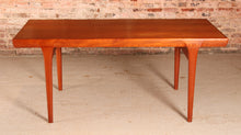 Load image into Gallery viewer, Danish Mid Century teak dining table by Ib Kofod Larsen for Faarup Mobelfabrik, circa 1960
