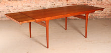 Load image into Gallery viewer, Danish Mid Century teak dining table by Ib Kofod Larsen for Faarup Mobelfabrik, circa 1960
