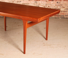 Load image into Gallery viewer, Danish Mid Century teak dining table by Ib Kofod Larsen for Faarup Mobelfabrik, circa 1960
