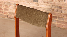 Load image into Gallery viewer, Set of 6 Danish Mid Century teak dining chairs by Erik Buch, circa 1960s
