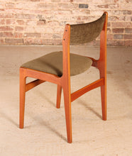 Load image into Gallery viewer, Set of 6 Danish Mid Century teak dining chairs by Erik Buch, circa 1960s
