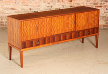 Load image into Gallery viewer, Mid Century satinwood and rosewood sideboard by Herbert E. Gibbs, circa 1960s
