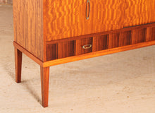 Load image into Gallery viewer, Mid Century satinwood and rosewood sideboard by Herbert E. Gibbs, circa 1960s
