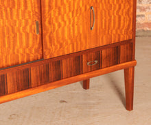 Load image into Gallery viewer, Mid Century satinwood and rosewood sideboard by Herbert E. Gibbs, circa 1960s
