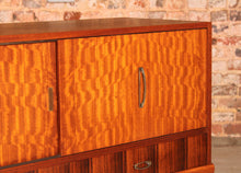 Load image into Gallery viewer, Mid Century satinwood and rosewood sideboard by Herbert E. Gibbs, circa 1960s
