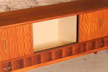 Load image into Gallery viewer, Mid Century satinwood and rosewood sideboard by Herbert E. Gibbs, circa 1960s
