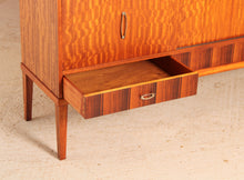 Load image into Gallery viewer, Mid Century satinwood and rosewood sideboard by Herbert E. Gibbs, circa 1960s
