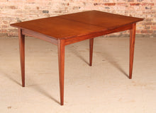 Load image into Gallery viewer, Mid Century extending afromosia dining table by Richard Hornby, circa 1960s
