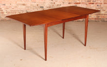 Load image into Gallery viewer, Mid Century extending afromosia dining table by Richard Hornby, circa 1960s
