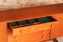 Load image into Gallery viewer, Mid Century teak sideboard with curved ends by Vanson, circa 1960s
