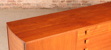 Load image into Gallery viewer, Mid Century teak sideboard with curved ends by Vanson, circa 1960s
