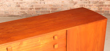Load image into Gallery viewer, Mid Century teak sideboard with curved ends by Vanson, circa 1960s
