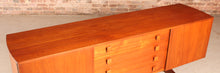 Load image into Gallery viewer, Mid Century teak sideboard with curved ends by Vanson, circa 1960s
