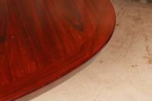 Load image into Gallery viewer, Danish Mid Century extending rosewood dining table with pedestal base by Skovby, circa 1960s
