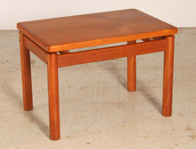 Load image into Gallery viewer, Danish Mid Century teak coffee table by Trioh, circa 1970s.
