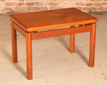 Load image into Gallery viewer, Danish Mid Century teak coffee table by Trioh, circa 1970s.
