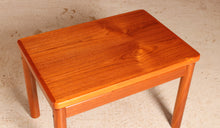 Load image into Gallery viewer, Danish Mid Century teak coffee table by Trioh, circa 1970s.
