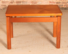 Load image into Gallery viewer, Danish Mid Century teak coffee table by Trioh, circa 1970s.

