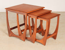Load image into Gallery viewer, Mid Century G-plan Astro teak nest of tables, circa 1960s

