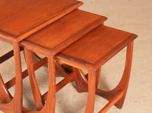 Load image into Gallery viewer, Mid Century G-plan Astro teak nest of tables, circa 1960s

