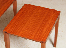 Load image into Gallery viewer, Mid Century teak nest of 3 tables by Richard Hornby, circa 1960s
