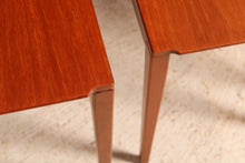 Load image into Gallery viewer, Mid Century teak nest of 3 tables by Richard Hornby, circa 1960s
