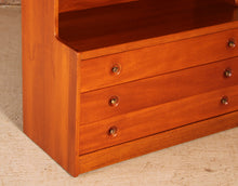 Load image into Gallery viewer, Mid Century teak bookcase with drawers, circa 1960s
