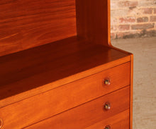 Load image into Gallery viewer, Mid Century teak bookcase with drawers, circa 1960s

