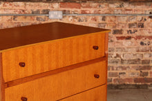 Load image into Gallery viewer, Mid Century oak chest of drawers, circa 1960s
