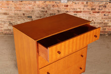 Load image into Gallery viewer, Mid Century oak chest of drawers, circa 1960s
