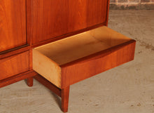 Load image into Gallery viewer, Danish Mid Century teak highboard by E.W. Bach, circa 1960s
