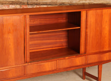 Load image into Gallery viewer, Danish Mid Century teak highboard by E.W. Bach, circa 1960s
