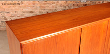 Load image into Gallery viewer, Danish Mid Century teak highboard by E.W. Bach, circa 1960s
