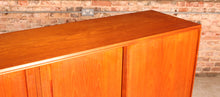 Load image into Gallery viewer, Danish Mid Century teak highboard by E.W. Bach, circa 1960s
