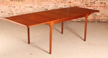 Load image into Gallery viewer, Mid Century extending teak dining table by McIntosh, circa 1960s
