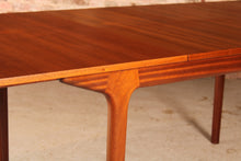 Load image into Gallery viewer, Mid Century extending teak dining table by McIntosh, circa 1960s
