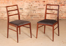 Load image into Gallery viewer, Set of 4 afromosia dining chairs by Richard Hornby for Heal&#39;s, circa 1960s
