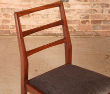 Load image into Gallery viewer, Set of 4 afromosia dining chairs by Richard Hornby for Heal&#39;s, circa 1960s
