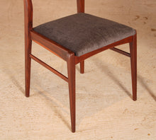 Load image into Gallery viewer, Set of 4 afromosia dining chairs by Richard Hornby for Heal&#39;s, circa 1960s
