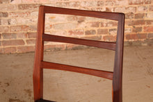 Load image into Gallery viewer, Set of 4 afromosia dining chairs by Richard Hornby for Heal&#39;s, circa 1960s
