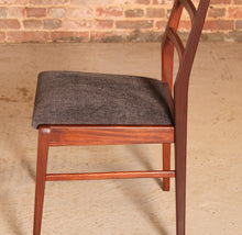 Load image into Gallery viewer, Set of 4 afromosia dining chairs by Richard Hornby for Heal&#39;s, circa 1960s
